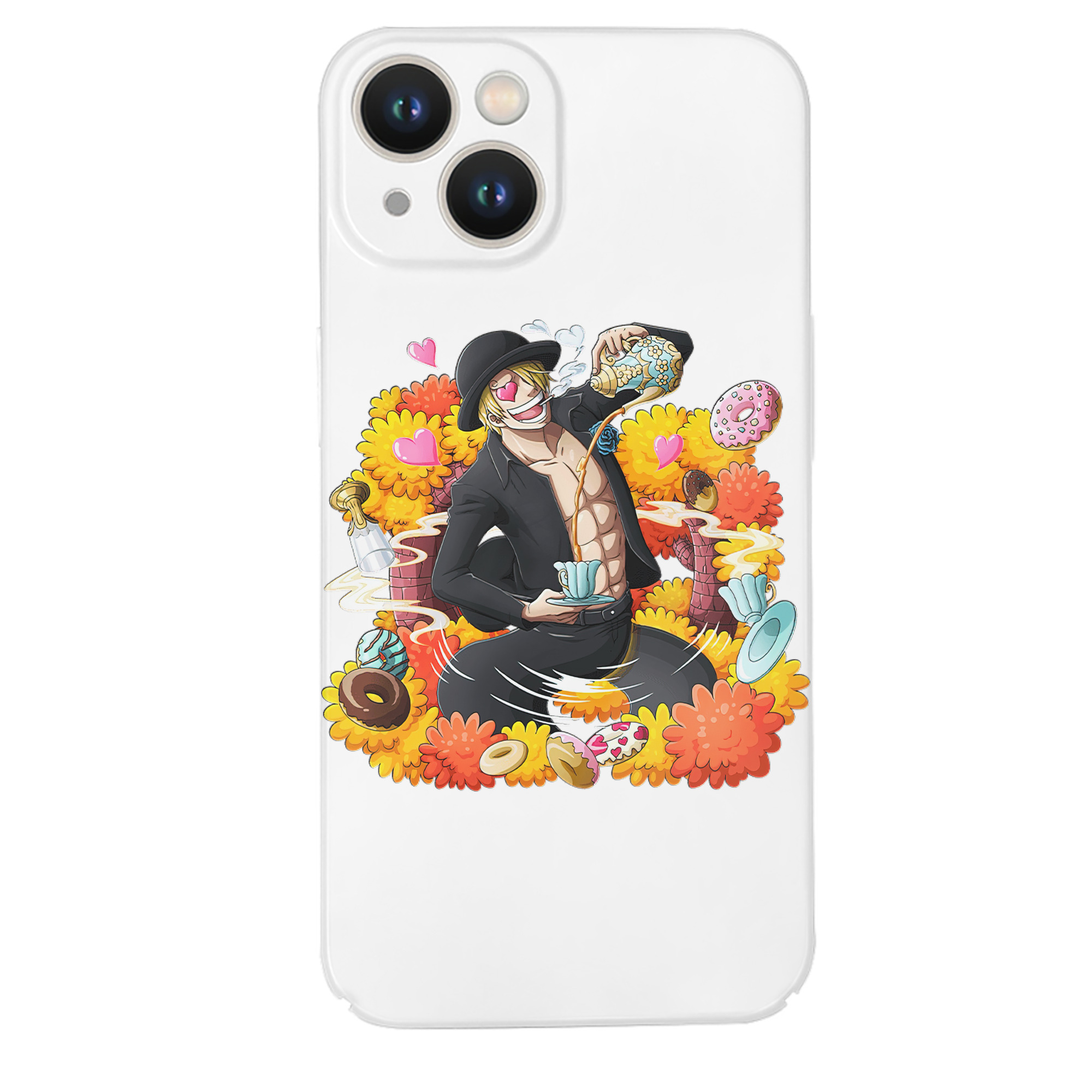 （画像用） ワンピース サンジ ONE PIECE Sanji 【iPhone 14シリーズ対応】ハードケース